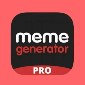 A screenshot of the Meme Generator PRO app interface.