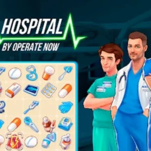 A screenshot of the Merge Hospital game showing the merging of items.