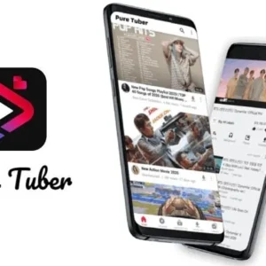 A screenshot of the Pure Tuber app interface.