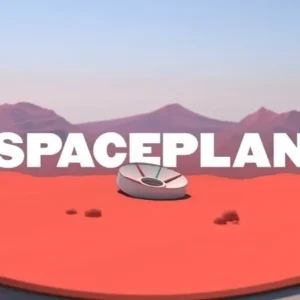 A screenshot of the SPACEPLAN game showing a potato-shaped probe.