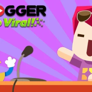 A screenshot of the Vlogger Go Viral game interface.