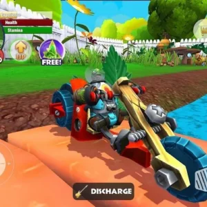 A screenshot of World of Bugs gameplay showing a bug character in a vibrant environment.