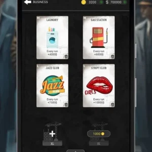 A screenshot showcasing the card-based gameplay of History of the Mafia.