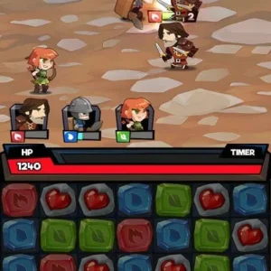A screenshot showcasing the gameplay of Empires and Dragons.