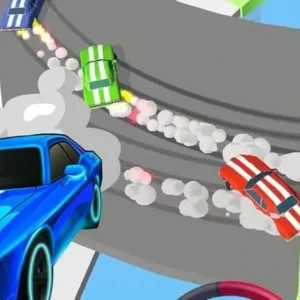 A screenshot showcasing the gameplay of Hyper Drift!