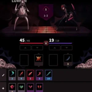 A screenshot showcasing the gameplay of Phantom Rose Scarlet.