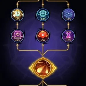 A screenshot showcasing the gameplay of Super Wizard with the character casting a spell.