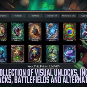 A screenshot showcasing the gameplay of Vault of the Void.