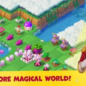 A screenshot showcasing the merging gameplay in Fairyland.