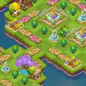 A screenshot showcasing the merging gameplay in Mergeland.