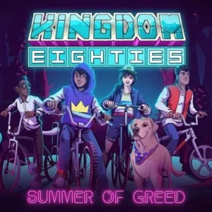 A screenshot showcasing the pixel art graphics and gameplay of Kingdom Eighties.