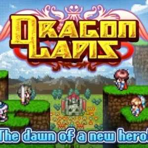 A screenshot showcasing the pixel art graphics of RPG Dragon Lapis.