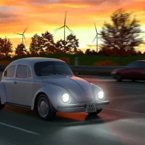 A screenshot showcasing the realistic graphics of Driving Zone: Germany.