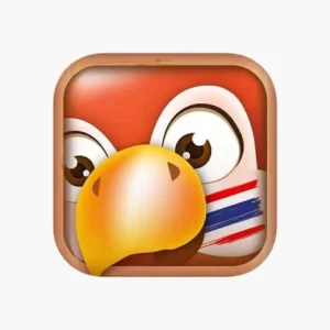 A screenshot showcasing the user interface of the Learn Thai Phrases app.