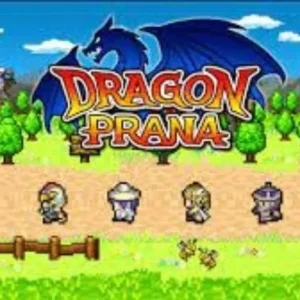 A screenshot showcasing the vibrant graphics and gameplay of RPG Dragon Prana.