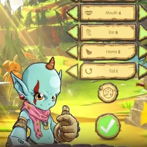 A screenshot showing gameplay of iMonster Classic