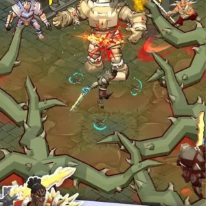 A screenshot showing the gameplay of Escape From Darkerlands.