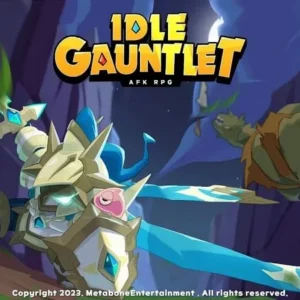 A screenshot showing the gameplay of Gauntlet Idle.