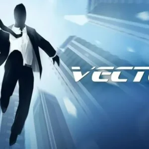 A silhouette of a person running and jumping over obstacles in a cityscape.