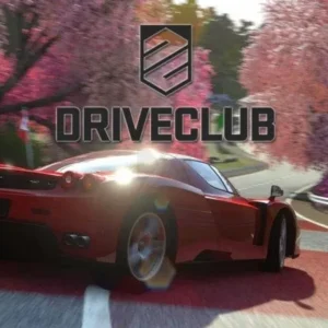 A sleek sports car speeding down a city street in Drive Club.