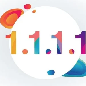 A smartphone displaying the 1.1.1.1 app interface.