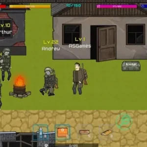 A soldier aiming a gun in Pocket ZONE 2.