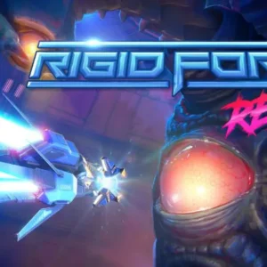 A spaceship firing lasers at enemies in space.
