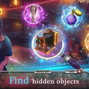 A witch holding a glowing orb in Crossroads 2 Escaping the Dark.