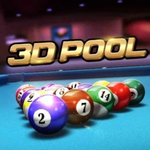 Alt text: A screenshot of 3D Pool Ball showcasing the realistic graphics and gameplay.