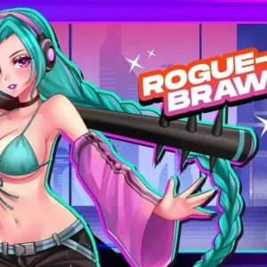 Alt text: ChickTok Brawler gameplay screenshot showcasing the fighting mechanics and character design.