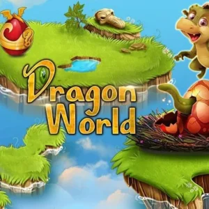 Alt text describing dragon world gameplay