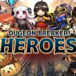 alt text describing image content - dungeon breaker heroes main screen
