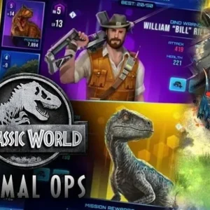 Alt text describing image of Jurassic World Primal Ops gameplay
