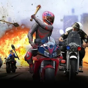 Alt text describing Road Redemption gameplay