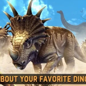 Alt text describing the gameplay of Dino Hunter: Deadly Shores.