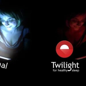 Alt text describing the overall interface of the Twilight app