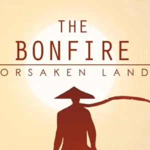 Alt text for image 1: The Bonfire: Forsaken Lands gameplay screenshot showing village construction and resource gathering.