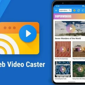 Alt text for Web Video Cast main screen