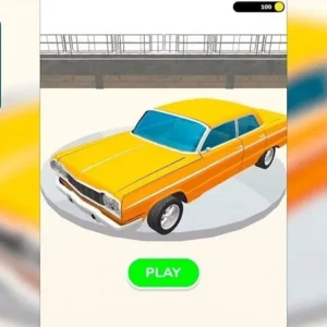 Alt text: Fury Cars gameplay screenshot showing a car being destroyed.