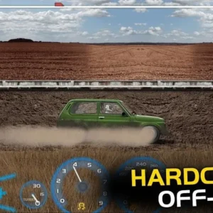 Alt text: Project Drag Racing gameplay screenshot showing a race in progress.