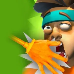 Alt text: Slap Kings gameplay screenshot showing two characters about to slap each other