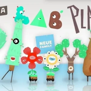 Alt text: Toca Lab Plants gameplay screenshot showing various plant experiments.