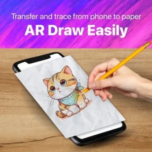 AR Draw Sketch in action