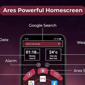Ares Launcher Prime main screen
