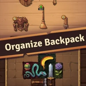 Backpack organizing gameplay in Backpack Brawl.