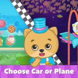 Bimi Boo Car Games for Kids gameplay