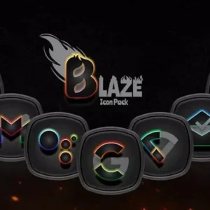 Blaze Dark Icon Pack Overview