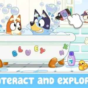 Bluey Lets Play exploring the fantasy world