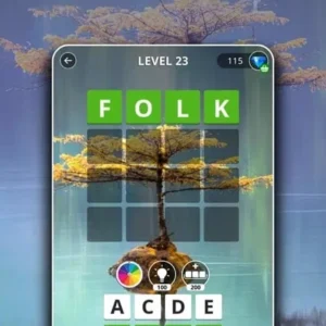 Calming Word Guess Gameplay