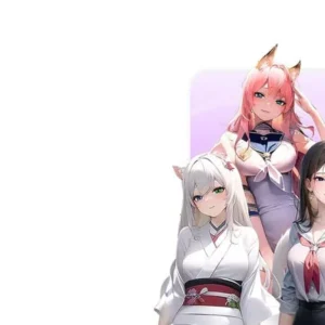 Charming anime girl in Waifu Chat AI Anime Chatbot.